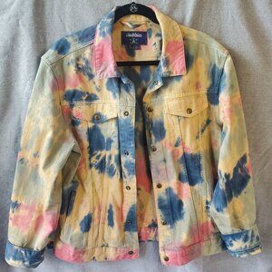 Chubbies Tie Dye Denim Trucker Jacket